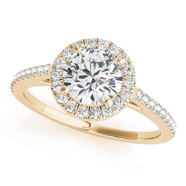 ROUND HALO ENGAGEMENT RING - Image 9