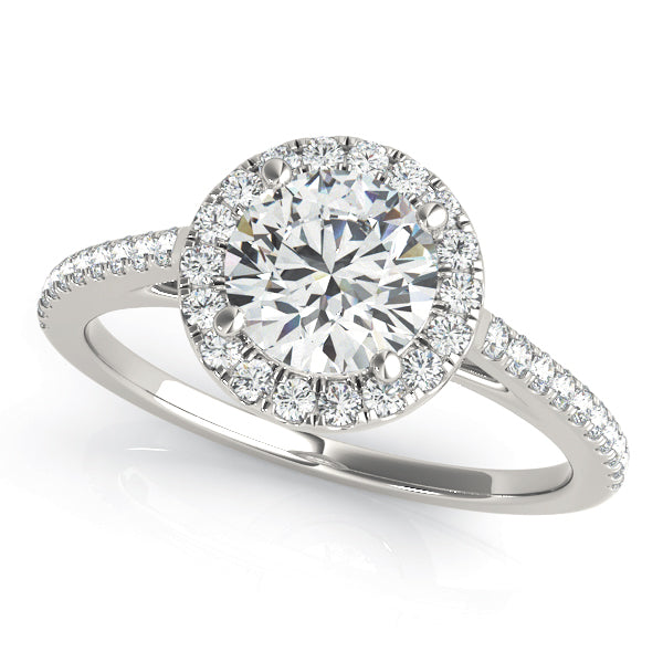 ROUND HALO ENGAGEMENT RING - Image 2