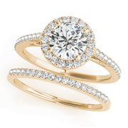 ROUND HALO ENGAGEMENT RING - Image 10