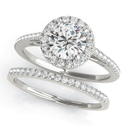 ROUND HALO ENGAGEMENT RING - Image 8