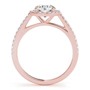 ROUND HALO ENGAGEMENT RING - Image 3