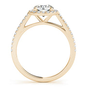 ROUND HALO ENGAGEMENT RING - Image 4