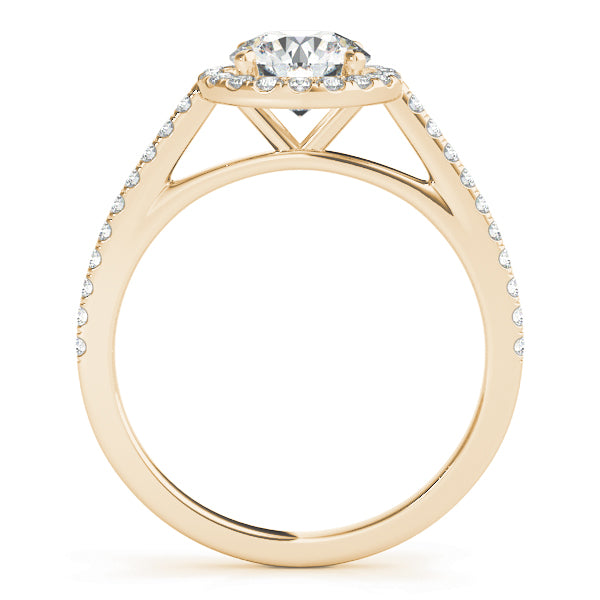 ROUND HALO ENGAGEMENT RING - Image 4