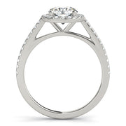 ROUND HALO ENGAGEMENT RING - Image 6