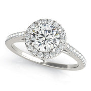 ROUND HALO ENGAGEMENT RING - Image 2