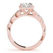 BRAIDED SHANK WITH PRINCESS CUT HALO HEAD - Image 6