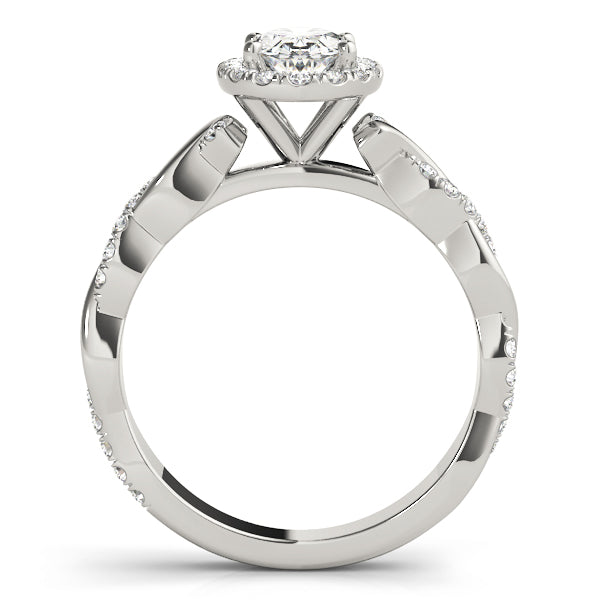 BRAIDED SHANK WITH OVAL HALO HEAD - Image 6