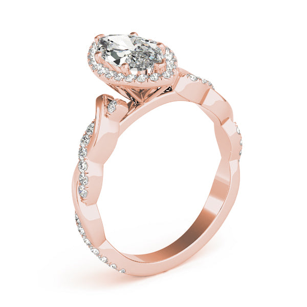 BRAIDED SHANK WITH MARQUISE HALO HEAD - Image 10