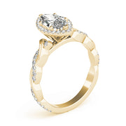 BRAIDED SHANK WITH MARQUISE HALO HEAD - Image 3