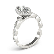BRAIDED SHANK WITH MARQUISE HALO HEAD - Image 4