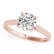 ROUND SOLITAIRE ENGAGEMENT RING - Image 9