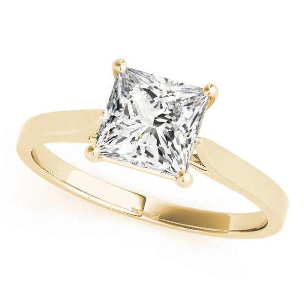 PRINCESS CUT SOLITAIRE ENGAGEMENT RING - Image 3