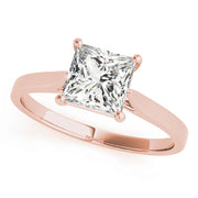 PRINCESS CUT SOLITAIRE ENGAGEMENT RING - Image 4