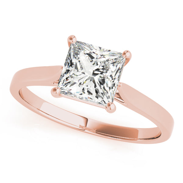 PRINCESS CUT SOLITAIRE ENGAGEMENT RING - Image 4
