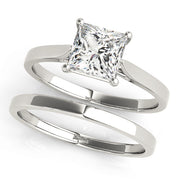 PRINCESS CUT SOLITAIRE ENGAGEMENT RING - Image 8