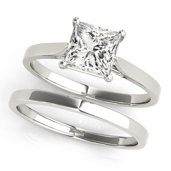 PRINCESS CUT SOLITAIRE ENGAGEMENT RING - Image 8