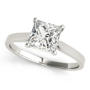 PRINCESS CUT SOLITAIRE ENGAGEMENT RING - Image 2