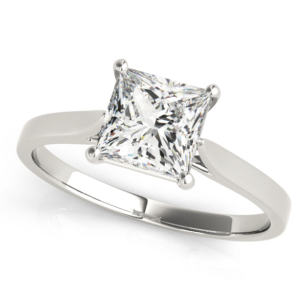 PRINCESS CUT SOLITAIRE ENGAGEMENT RING - Image 2