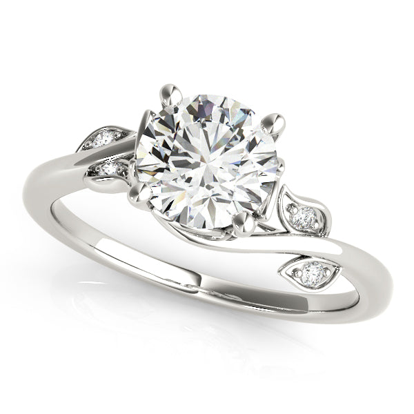 Semi-Mount Engagement Ring with 1 1/4 Carat Total Diamond Weight, SI1-SI2 G-H Quality