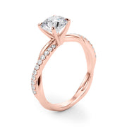 TWISTED DIA SHANK ENGAGEMENT RING - Image 4
