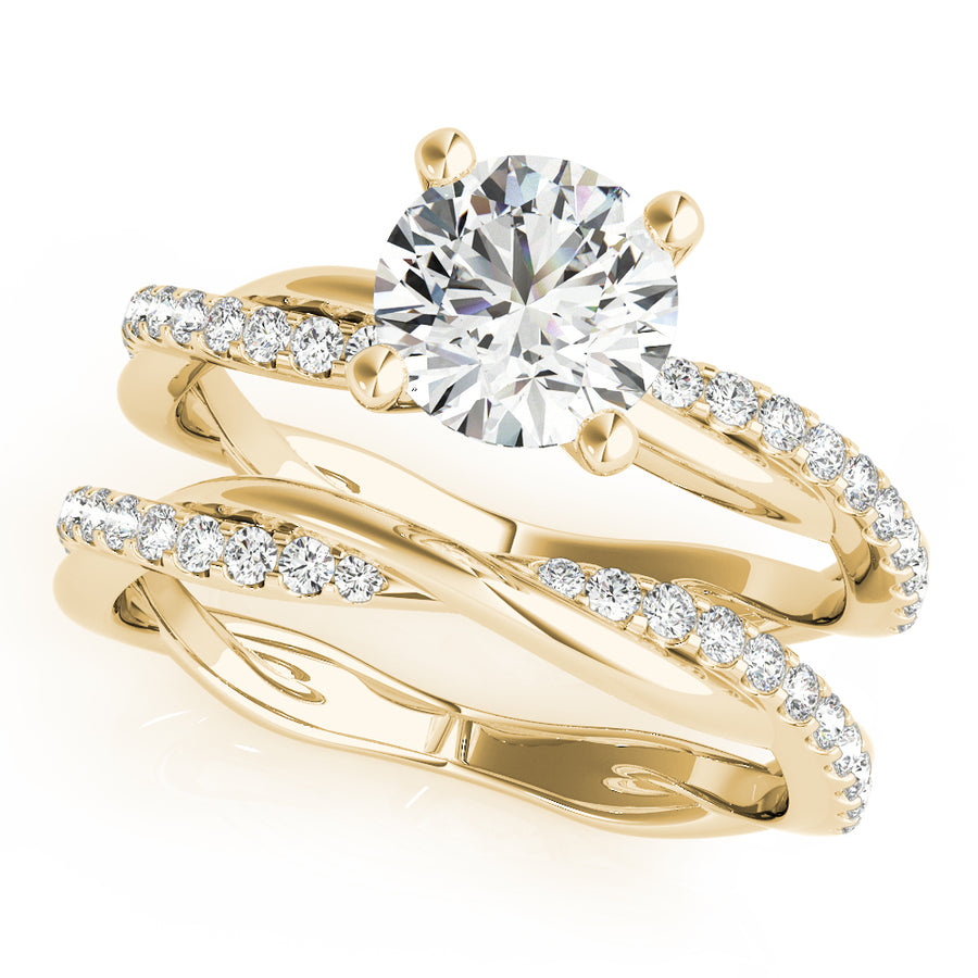 TWISTED DIA SHANK ENGAGEMENT RING - Image 6