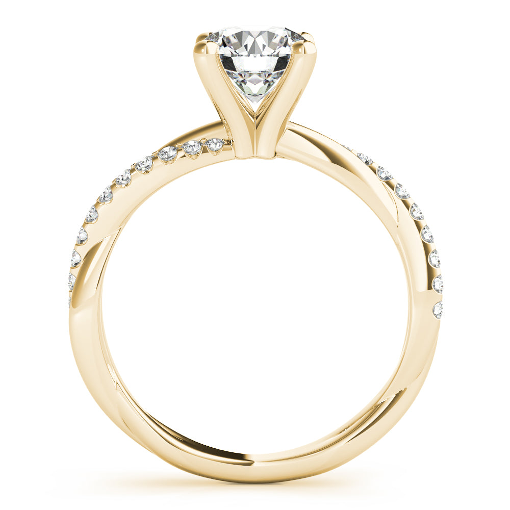 TWISTED DIA SHANK ENGAGEMENT RING - Image 3