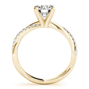 TWISTED DIA SHANK ENGAGEMENT RING - Image 3