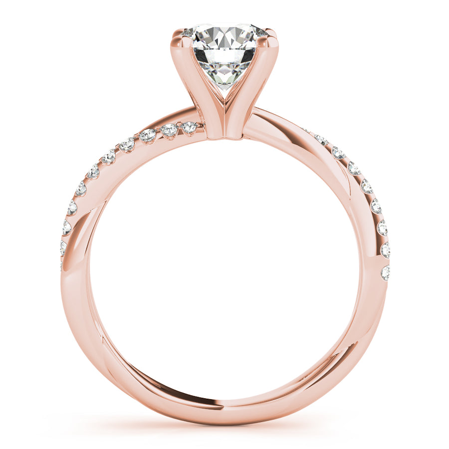 TWISTED DIA SHANK ENGAGEMENT RING - Image 10