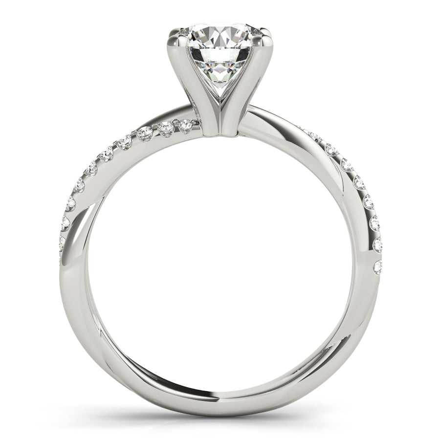 TWISTED DIA SHANK ENGAGEMENT RING - Image 9
