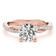 TWISTED DIA SHANK ENGAGEMENT RING - Image 7