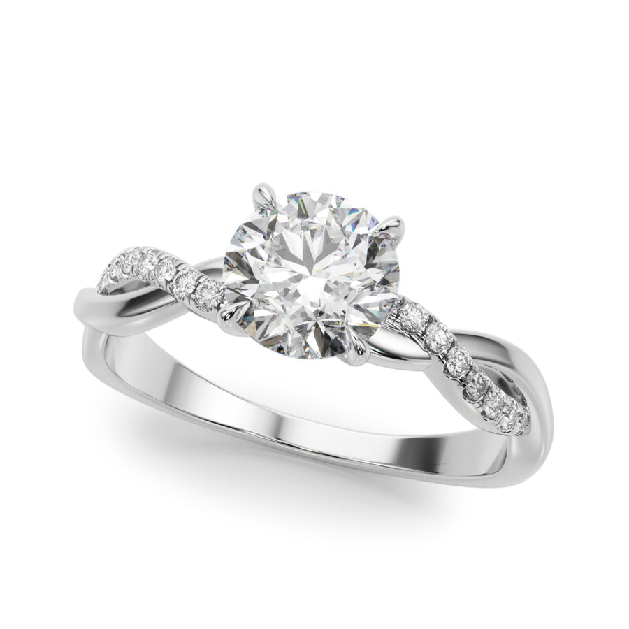 New Styles,Engagement Rings/Single Row,Engagement Rings/New Bridal,Engagement Rings/Twisted Shank