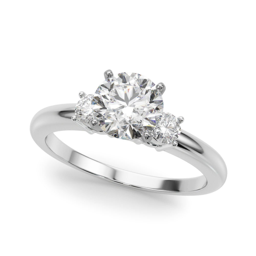 New Styles,Engagement Rings/3 Stone/Round,Engagement Rings/New Bridal
