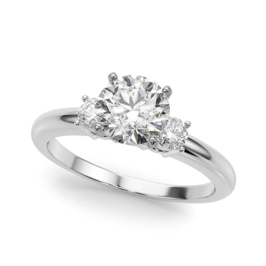 New Styles,Engagement Rings/3 Stone/Round,Engagement Rings/New Bridal