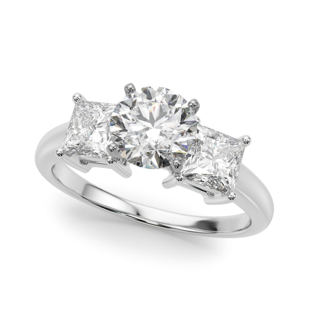 New Styles,Engagement Rings/Fancy Shape Melee/Princess,Engagement Rings/3 Stone/Princess,Engagement Rings/New Bridal