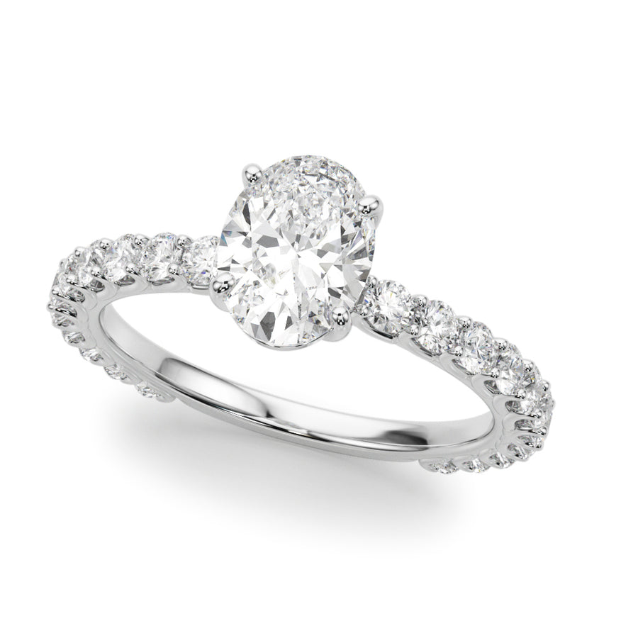 Engagement Rings/Single Row/Prong Set