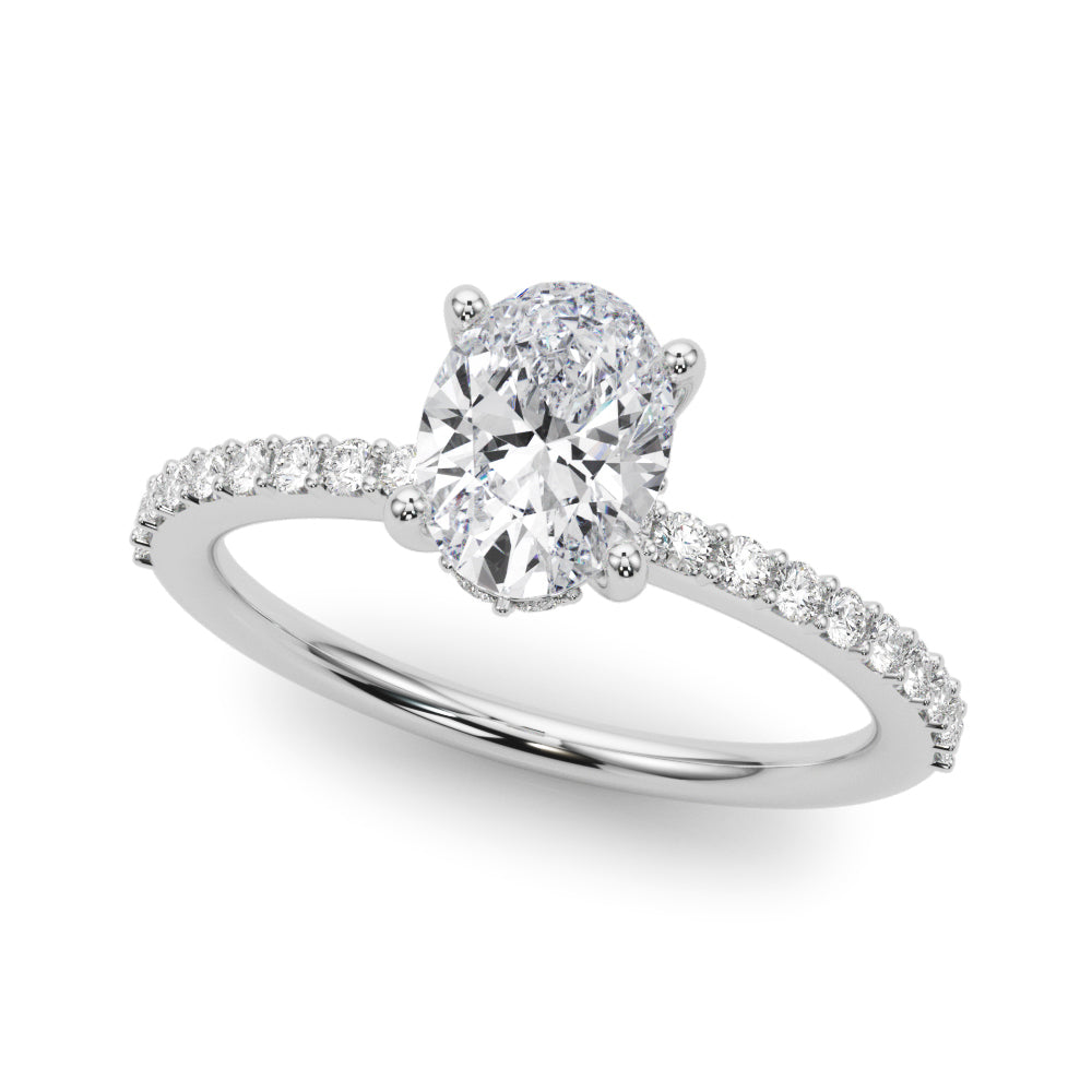 New Styles,Engagement Rings/Single Row/Prong Set,Engagement Rings/New Bridal,Engagement Rings/Hidden Halo/Oval