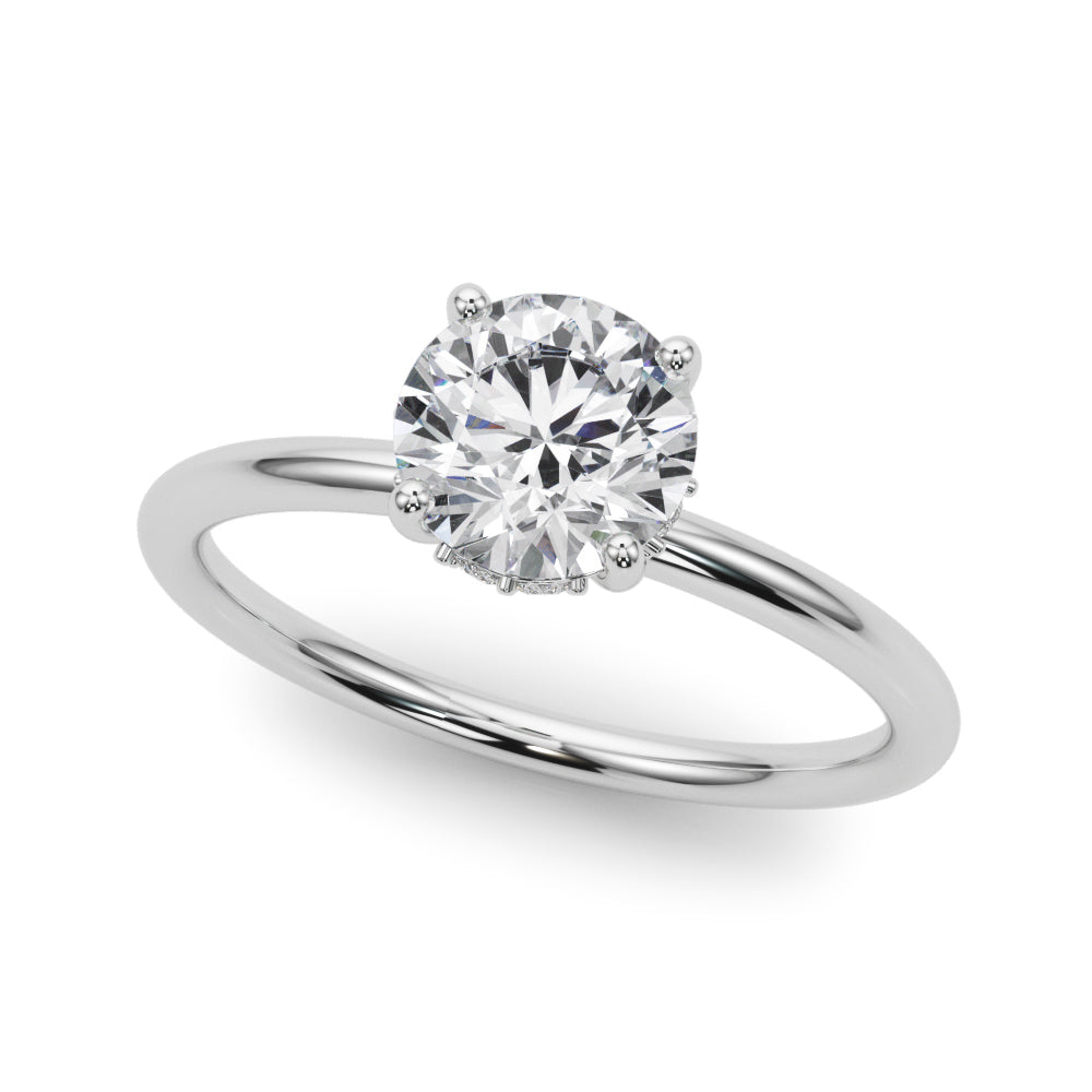 New Styles,Engagement Rings/Hidden Halo/Round,Engagement Rings/New Bridal,Engagement Rings/Solitaires Plus