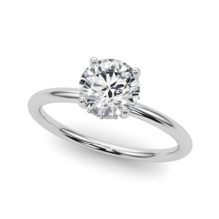 New Styles,Engagement Rings/Hidden Halo/Round,Engagement Rings/New Bridal,Engagement Rings/Solitaires Plus