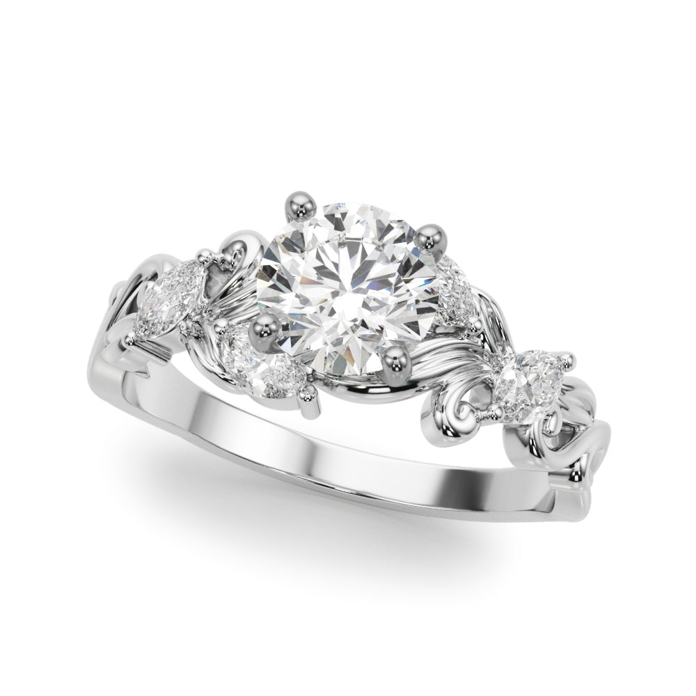 New Styles,Engagement Rings/Contemporary,Engagement Rings/Nature Inspired,Engagement Rings/New Bridal,Engagement Rings/Remounts,Engagement Rings/Fancy Shape Melee/Marquise,Engagement Rings/Vintage