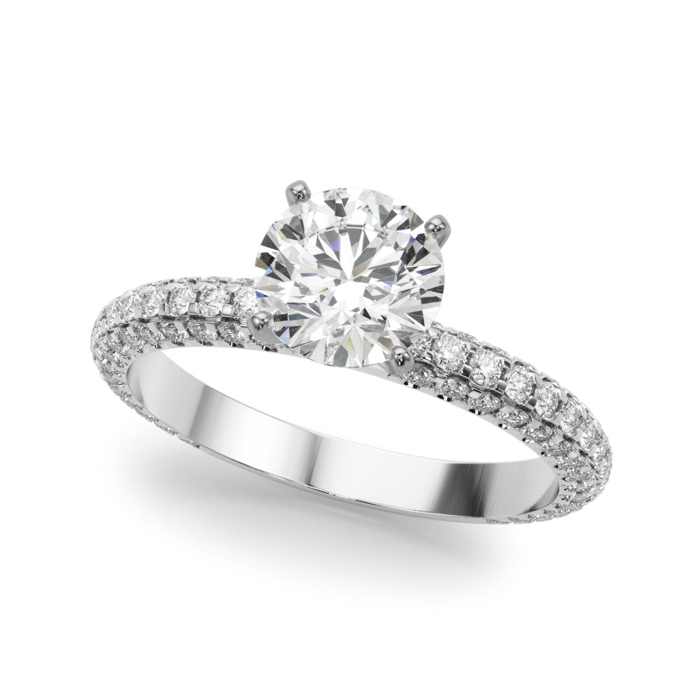 New Styles,Engagement Rings/Remounts,Engagement Rings/MultiRow,Engagement Rings/Pave