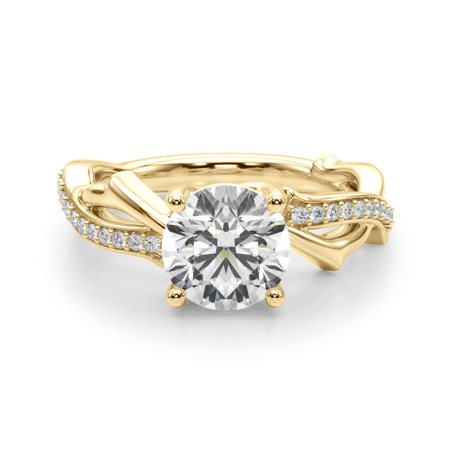 TWISTED SHANK ENGAGEMENT RING - Image 5