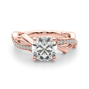 TWISTED SHANK ENGAGEMENT RING - Image 4