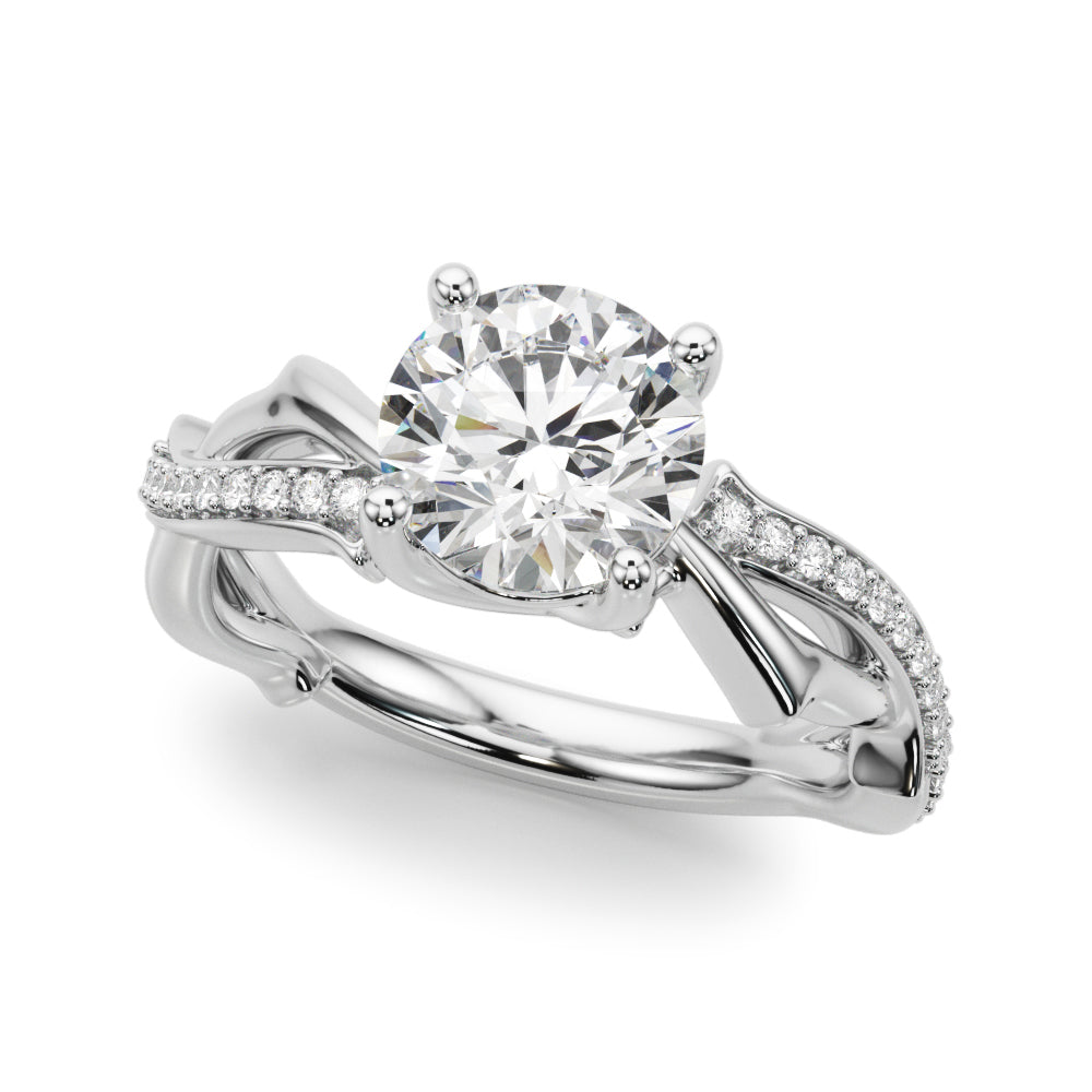 TWISTED SHANK ENGAGEMENT RING - Image 2