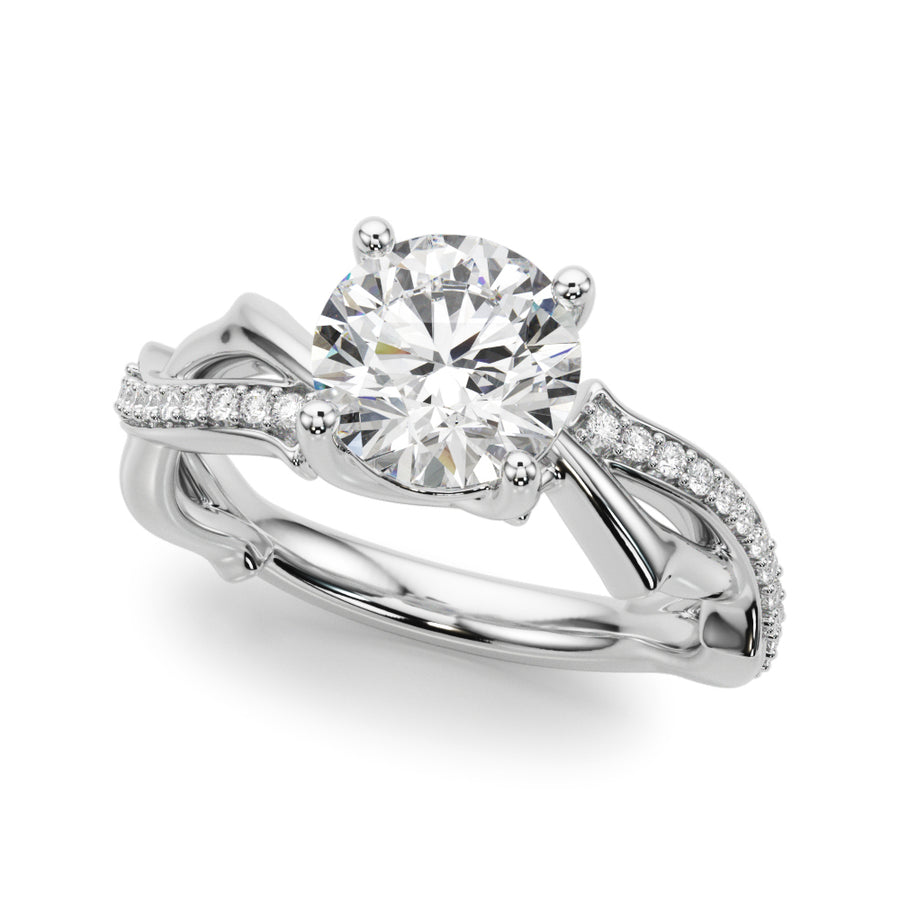 TWISTED SHANK ENGAGEMENT RING - Image 2