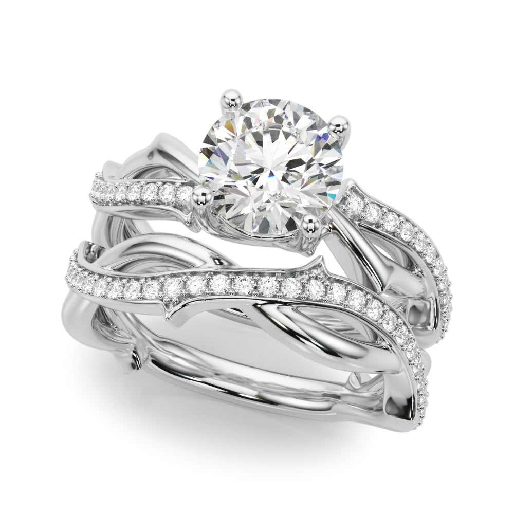 TWISTED SHANK ENGAGEMENT RING - Image 3