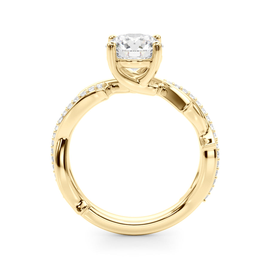 TWISTED SHANK ENGAGEMENT RING - Image 7