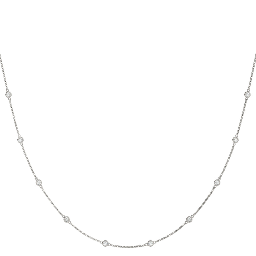 1 Carat Total Weight Diamond Semi-Mount Chain in Complete Finish