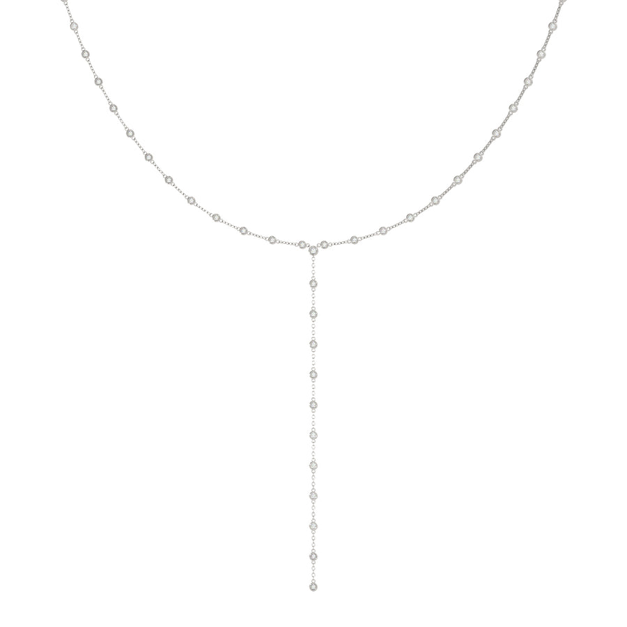 Elegant Diamond Necklace with 2.60 Carat Total Weight in SI1-SI2 G-H Quality Stones