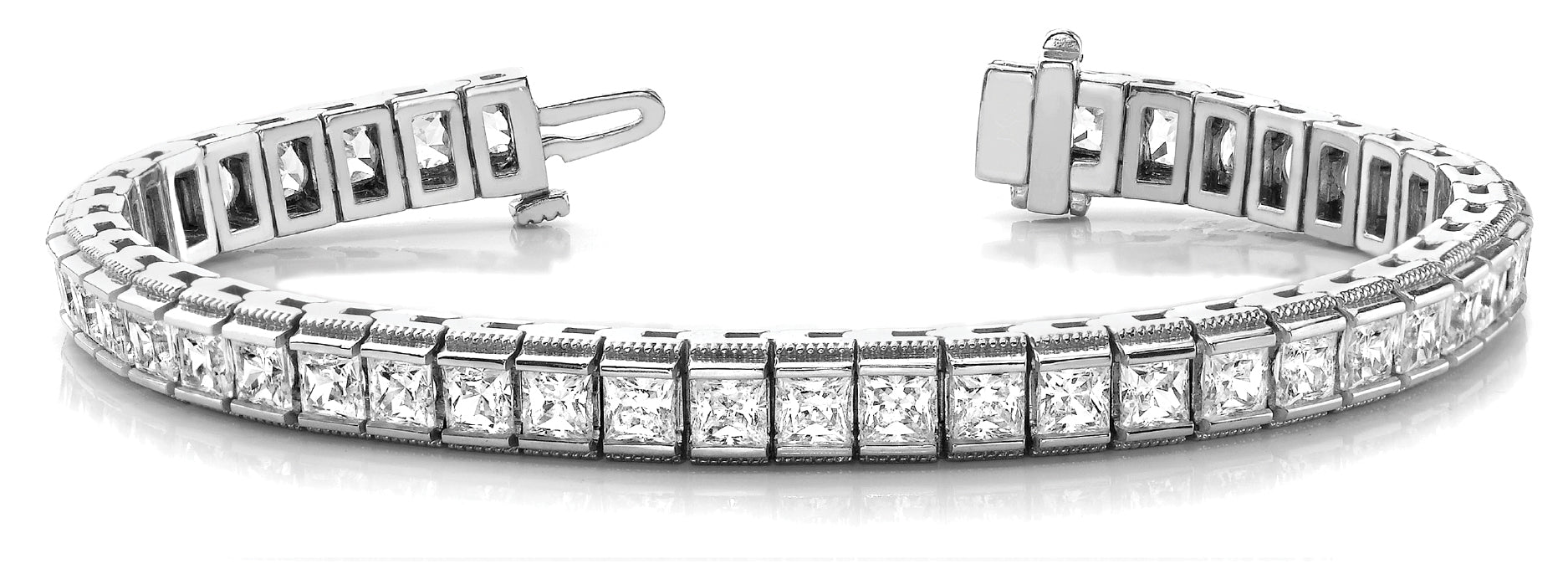 3.5 Carat Total Weight Diamond Tennis Bracelet in SI1-SI2 G-H Quality