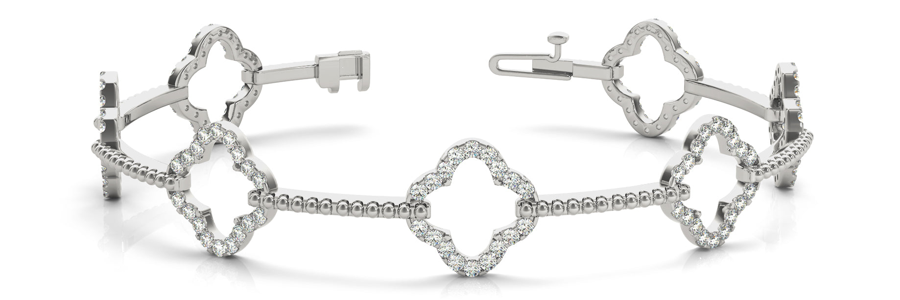 Elegant Diamond Bracelet with 1.25 Carat Total Weight in G-H SI1-SI2 Quality